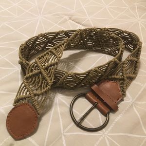 Unique Olive Boho Belt